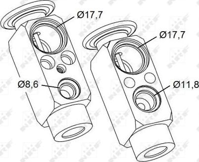 NRF 38478 - Расширительный клапан, кондиционер parts5.com