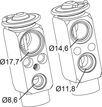 NRF 38399 - Расширительный клапан, кондиционер parts5.com
