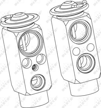 NRF 38401 - Расширительный клапан, кондиционер parts5.com