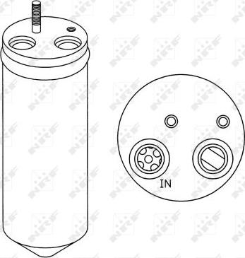 NRF 33148 - Filtro deshidratante, aire acondicionado parts5.com