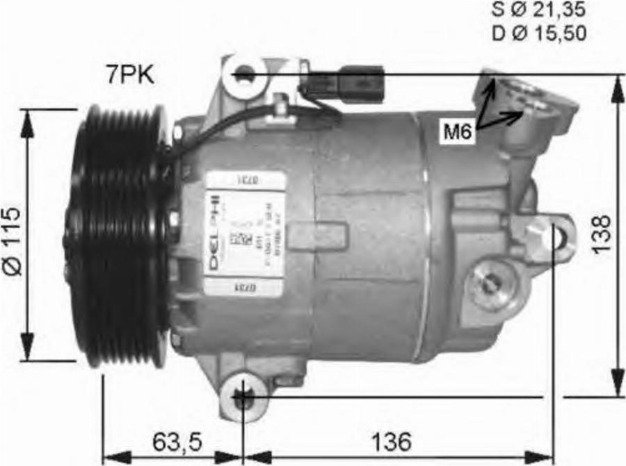 NRF 32488 - Compresor, aire acondicionado parts5.com