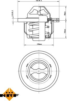 NRF 725150 - Термостат, охлаждающая жидкость parts5.com