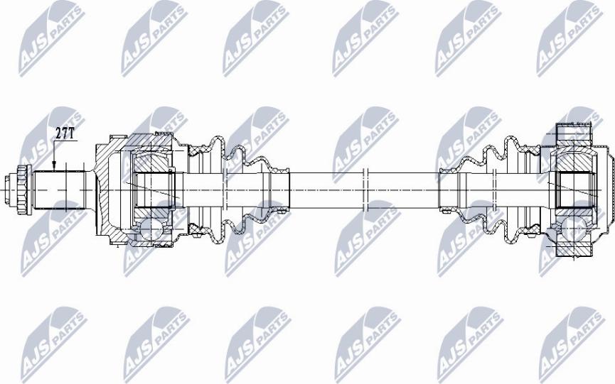 NTY NPW-BM-149 - Приводной вал parts5.com