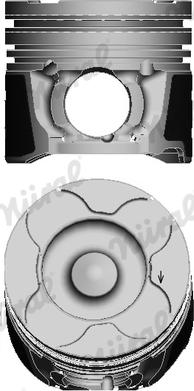 Nüral 87-424000-00 - Поршень parts5.com