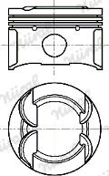 Nüral 87-444800-10 - Поршень parts5.com