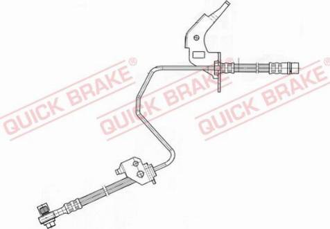 OJD Quick Brake 59.960X - Тормозной шланг parts5.com