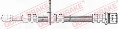 OJD Quick Brake 58.980 - Тормозной шланг parts5.com