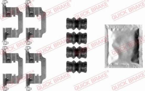 OJD Quick Brake 109-0008 - Комплектующие для колодок дискового тормоза parts5.com