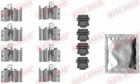 OJD Quick Brake 109-0015 - Комплектующие для колодок дискового тормоза parts5.com