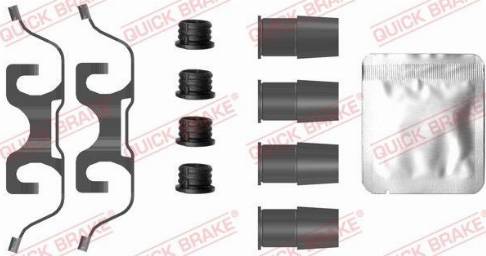 OJD Quick Brake 109-0085 - Комплектующие для колодок дискового тормоза parts5.com