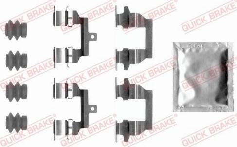 OJD Quick Brake 109-0026 - Комплектующие для колодок дискового тормоза parts5.com