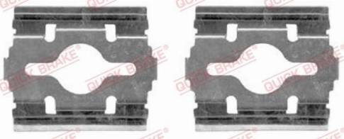 OJD Quick Brake 109-1657 - Комплектующие для колодок дискового тормоза parts5.com