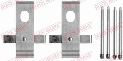 OJD Quick Brake 1091634 - Комплектующие для колодок дискового тормоза parts5.com