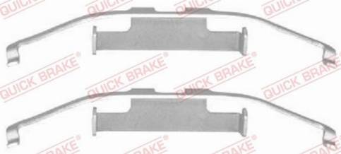 OJD Quick Brake 1091097 - Комплектующие для колодок дискового тормоза parts5.com