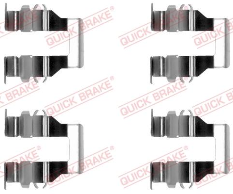 OJD Quick Brake 109-1199 - Комплектующие для колодок дискового тормоза parts5.com