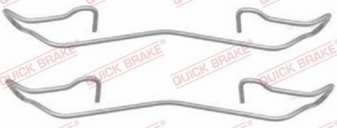 OJD Quick Brake 1091187 - Комплектующие для колодок дискового тормоза parts5.com