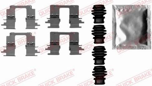 OJD Quick Brake 109-1896 - Комплектующие для колодок дискового тормоза parts5.com