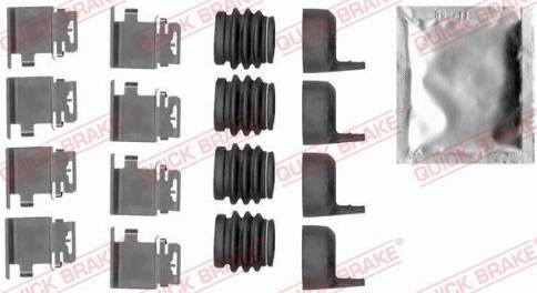 OJD Quick Brake 109-1890 - Accessory Kit for disc brake Pads parts5.com