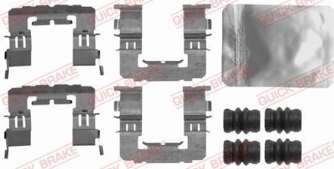 OJD Quick Brake 109-1891 - Комплектующие для колодок дискового тормоза parts5.com