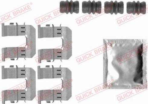 OJD Quick Brake 109-1847 - Комплектующие для колодок дискового тормоза parts5.com