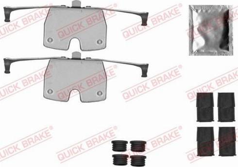 OJD Quick Brake 1091851 - Комплектующие для колодок дискового тормоза parts5.com