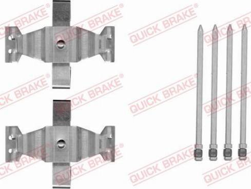 OJD Quick Brake 109-1804 - Комплектующие для колодок дискового тормоза parts5.com