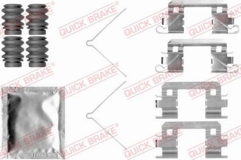 OJD Quick Brake 109-1811 - Комплектующие для колодок дискового тормоза parts5.com