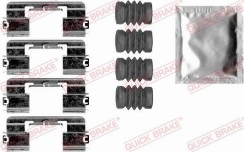 OJD Quick Brake 109-1875 - Комплектующие для колодок дискового тормоза parts5.com