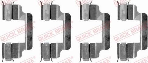 OJD Quick Brake 1091230 - Комплектующие для колодок дискового тормоза parts5.com