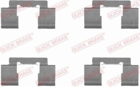 OJD Quick Brake 109-1732 - Комплектующие для колодок дискового тормоза parts5.com