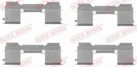 OJD Quick Brake 1091729 - Комплектующие для колодок дискового тормоза parts5.com