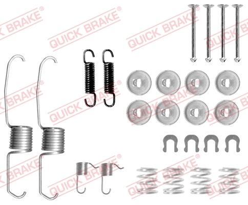 OJD Quick Brake 1050637 - Accessory Kit, brake shoes parts5.com