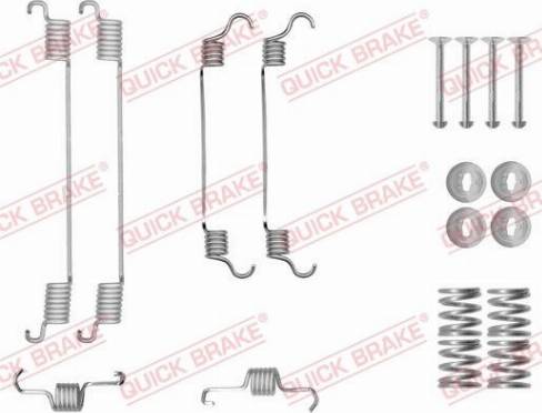 OJD Quick Brake 105-0034 - Комплектующие, барабанный тормозной механизм parts5.com