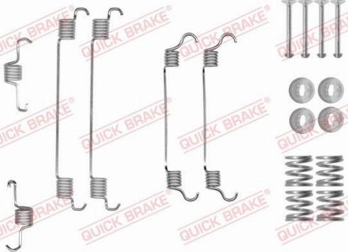 OJD Quick Brake 1050820 - Accessory Kit, brake shoes parts5.com