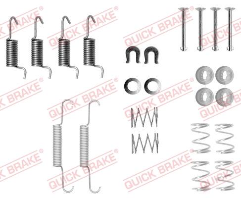 OJD Quick Brake 1050871 - Комплектующие, стояночная тормозная система parts5.com