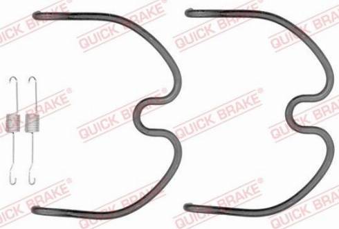 OJD Quick Brake 105-0872 - Комплектующие, барабанный тормозной механизм parts5.com