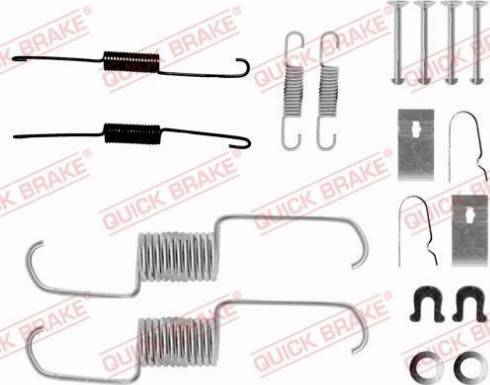 OJD Quick Brake 1050743 - Комплектующие, барабанный тормозной механизм parts5.com