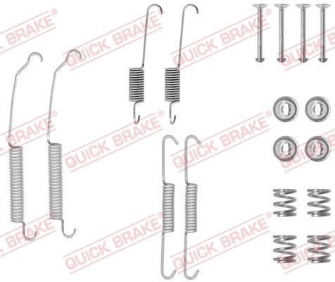 OJD Quick Brake 105-0701 - Комплектующие, барабанный тормозной механизм parts5.com