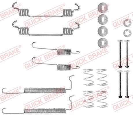 OJD Quick Brake 105-0710 - Комплектующие, барабанный тормозной механизм parts5.com