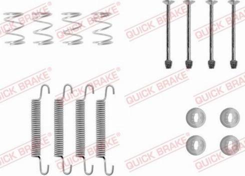 OJD Quick Brake 1050711 - Juego de accesorios, zapatas de freno de estacionamiento parts5.com