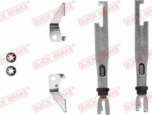 OJD Quick Brake 102 53 001 - Тормозные колодки, дисковые, комплект parts5.com