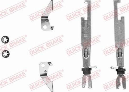 OJD Quick Brake 102 53 003 - Тормозные колодки, дисковые, комплект parts5.com