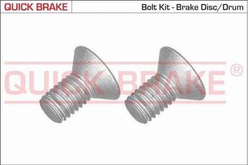 OJD Quick Brake 11669K - Болт, диск тормозного механизма parts5.com