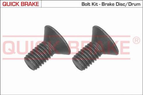 OJD Quick Brake 11665K - Болт, диск тормозного механизма parts5.com