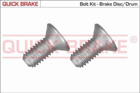 OJD Quick Brake 11671K - Болт, диск тормозного механизма parts5.com