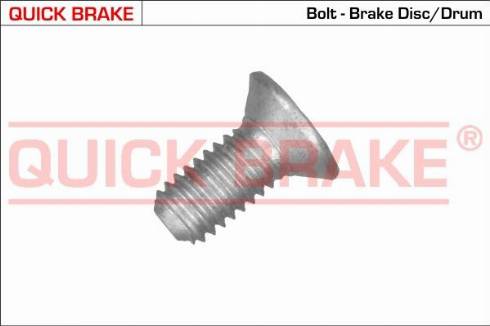 OJD Quick Brake 11671 - Болт, корпус скобы тормоза parts5.com