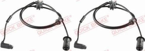 OJD Quick Brake WS0165A - Сигнализатор, износ тормозных колодок parts5.com