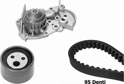 OMB KMB1172A - Водяной насос + комплект зубчатого ремня parts5.com