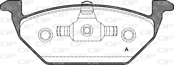 INTERBRAKE PD3030 - Тормозные колодки, дисковые, комплект parts5.com