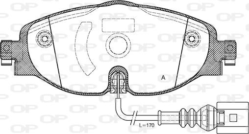 VW 5Q0 698 151 AD - Тормозные колодки, дисковые, комплект parts5.com